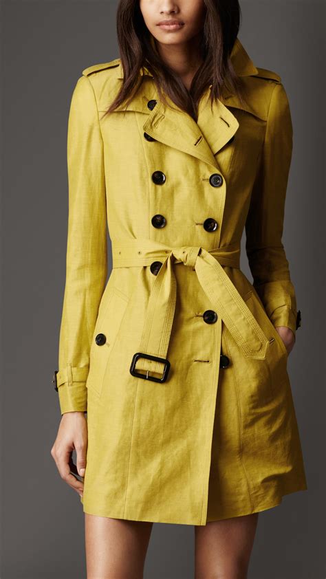 burberry trench coat yellow|Burberry trench coat original.